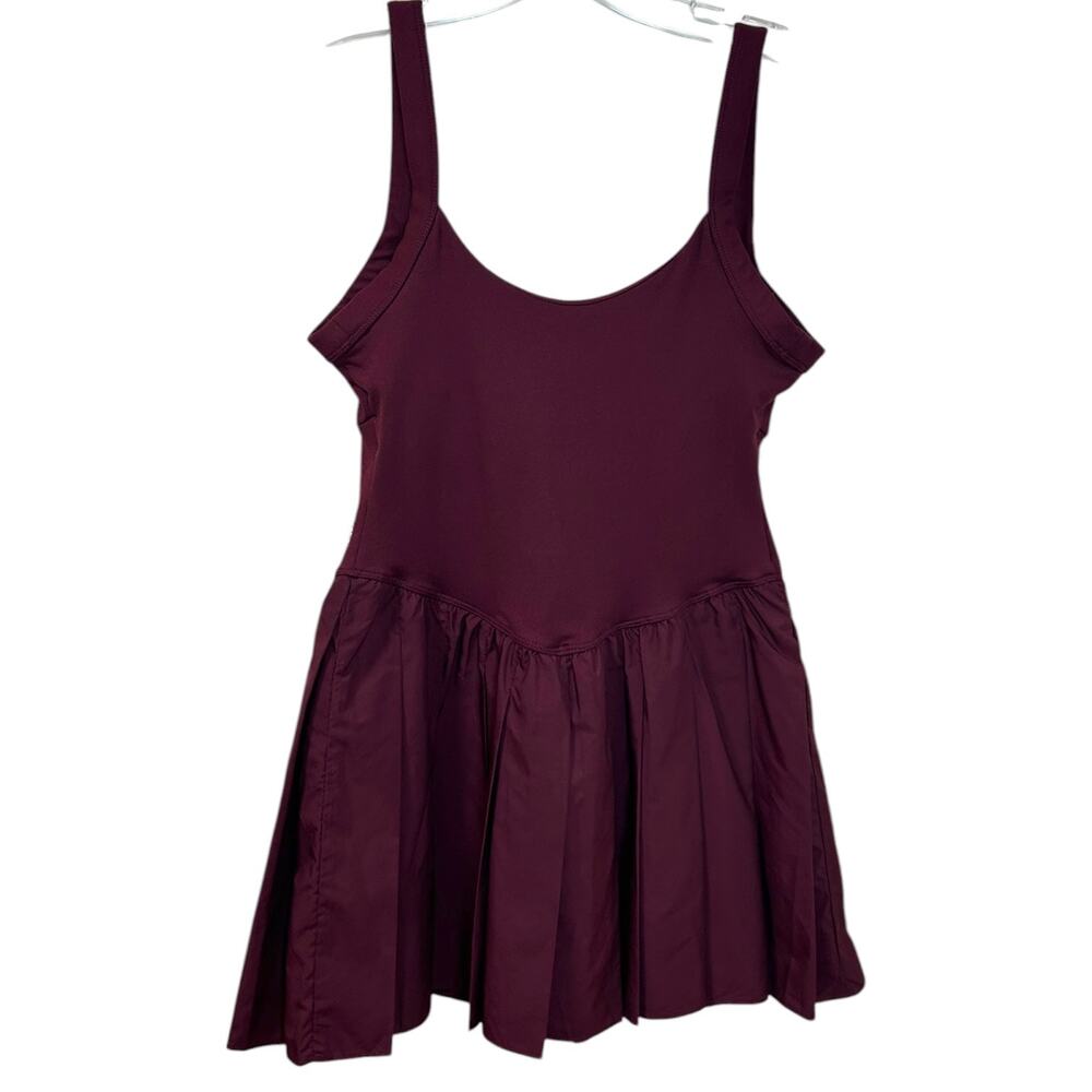 Free People FP Movement 'Swing of Things Skortsie' Dress, Oxblood Red, Small - Picture 3 of 6